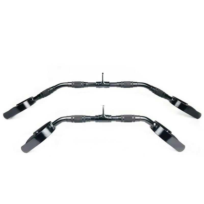 Gym Home Sollid Lat Pull Down Bar，T-bar V-bar， Pulley Cable Machine Attachment， Biceps Triceps Blaster Power Training Equipment