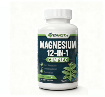 Magnesium Glycinate Capsules 700mg 12-in-1 Complex Bone Joint Support 120 Count