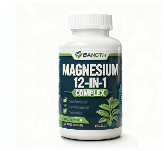 Magnesium Glycinate Capsules 700mg 12-in-1 Complex Bone Joint Support 120 Count