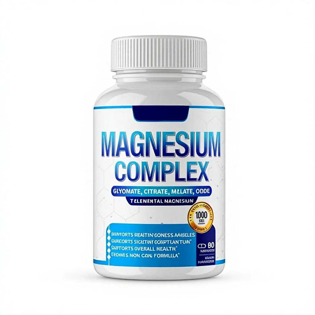 Magnesium Glycinate Capsules 90 Count Sleep Immune Bone Support