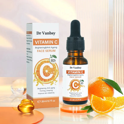 Vitamin C Serum with Hyaluronic Acid and Centella Asiatica for Face Brightening Moisturizing Anti-Aging