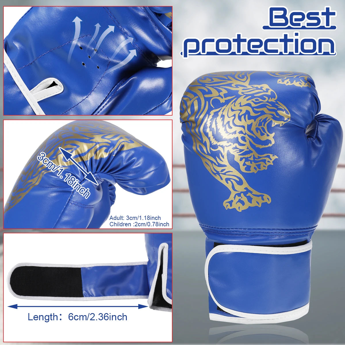 Iron Forge™ Elite Pro Boxing Gloves | Premium PU Leather Training Gloves