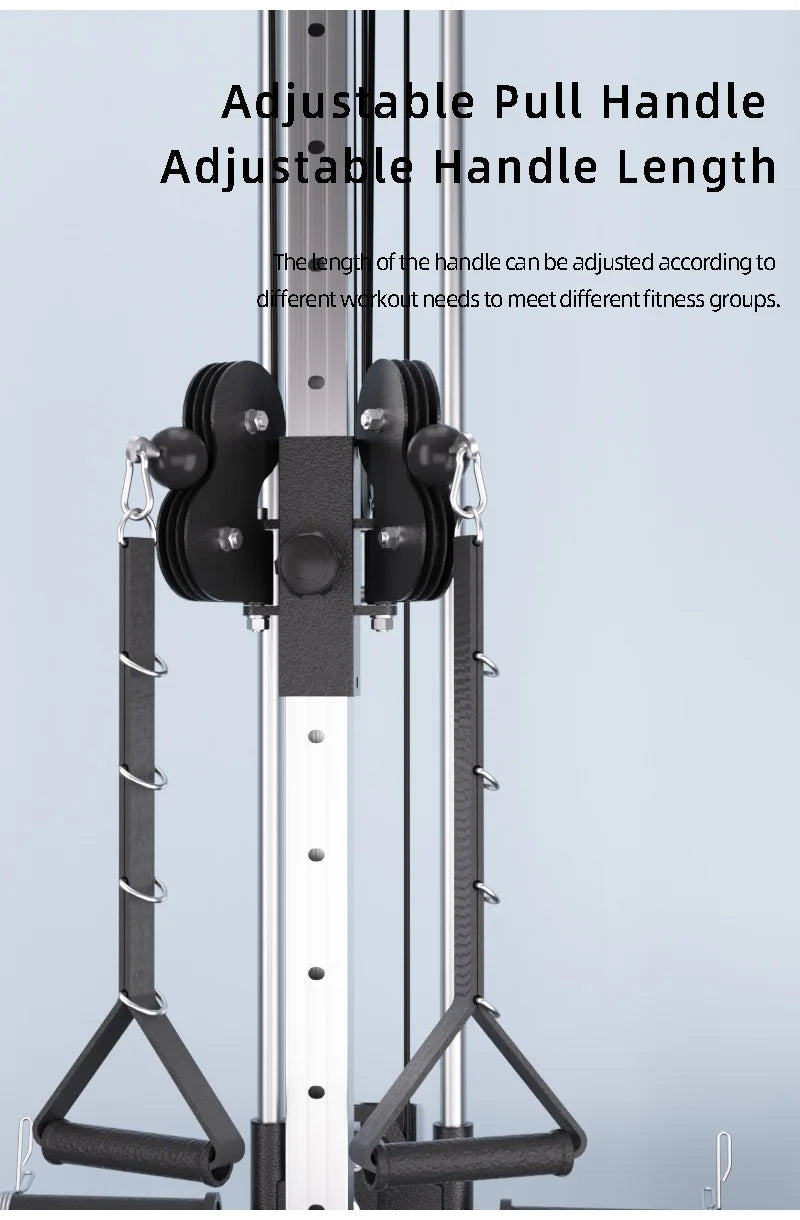 Home Gym Equipment Multi-Function Wall-Mounted Fly Machine High Pulley Lat Pulldown Machine Muscle Shaping Pulley System Pulley