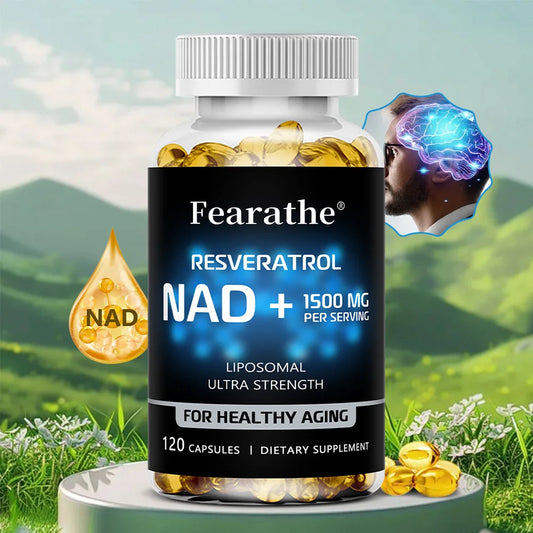 Iron Forged Fitness NAD+ with Resveratrol | Cellular Energy & Healthy Aging Support