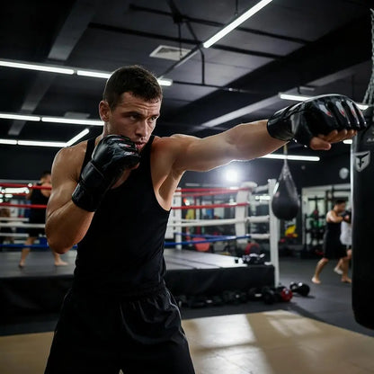 Iron Forge™ Elite Pro Boxing Gloves | Premium PU Leather Training Gloves