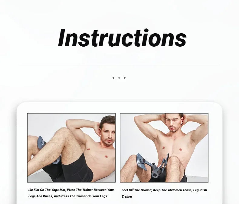Fitness Equipment Home Exercise Pelvic Muscle Trainer Glute Equipment for Men Floor Exercise Strengthener 1 Piece