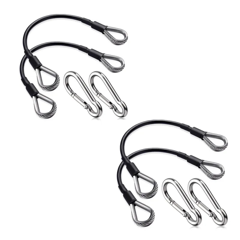 1-6Pcs 25cm Gym Cable Extension Compatible with Bowflex Home Gym Accessories for LAT/Tricep Pull Down and Leg Extensions Machine