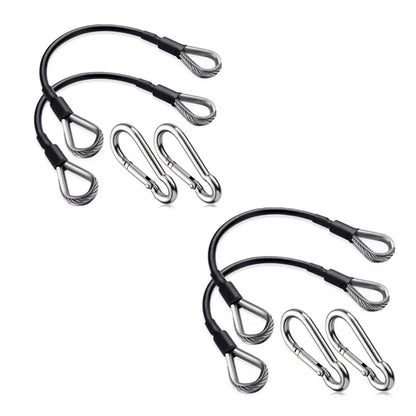 1-6Pcs 25cm Gym Cable Extension Compatible with Bowflex Home Gym Accessories for LAT/Tricep Pull Down and Leg Extensions Machine