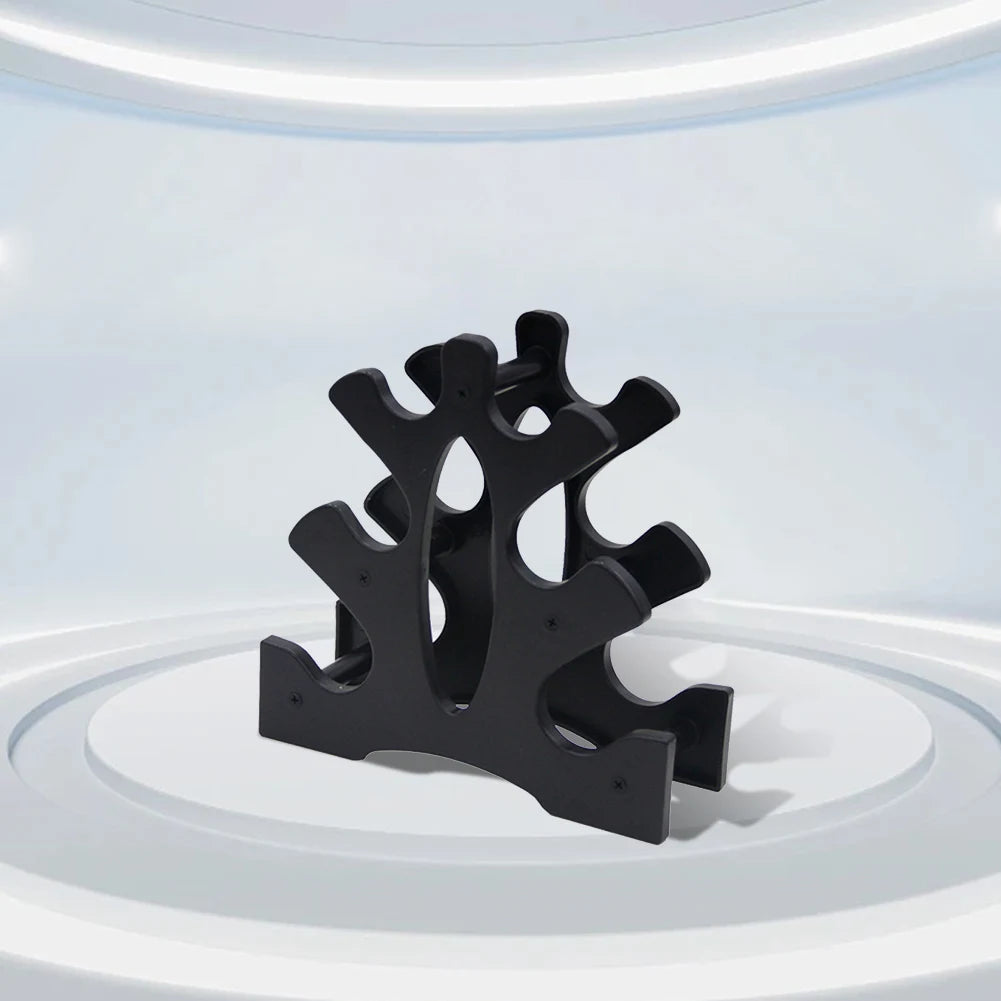 6 Slots Dumbbell Bracket Home Gym Dumbbell Display Rack Weight Storage Organizer 3 Tiers Dumbbell Holder Stand Fitness Equipment