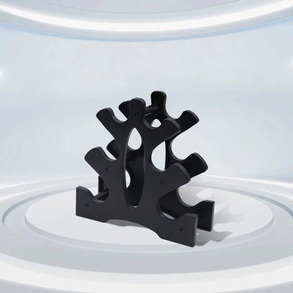 6 Slots Dumbbell Bracket Home Gym Dumbbell Display Rack Weight Storage Organizer 3 Tiers Dumbbell Holder Stand Fitness Equipment