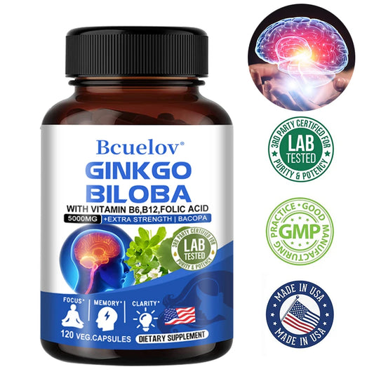 Iron Forged Fitness Ginkgo Biloba 500MG | Memory & Focus Support Formula