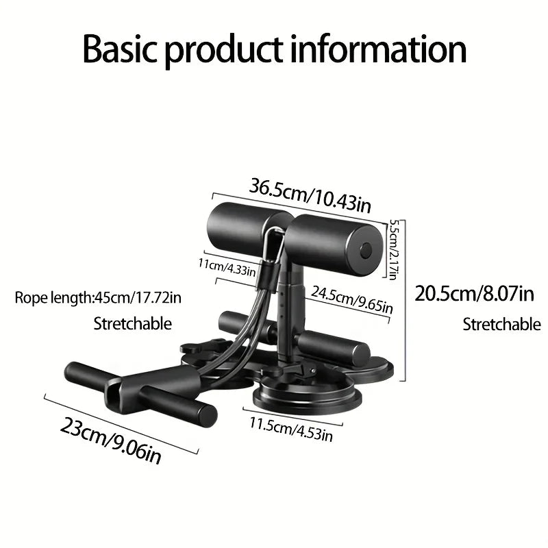 Gym Equipment Sit Up Bar Push-Up Assistant Exercised Abdomen Arms Stomach Thighs Legs Home Fitness Portable Tool