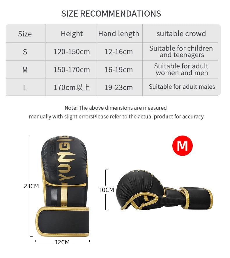 Iron Forge™ Combat Pro MMA Gloves | Half Finger Training Gloves