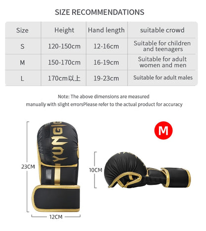Iron Forge™ Combat Pro MMA Gloves | Half Finger Training Gloves
