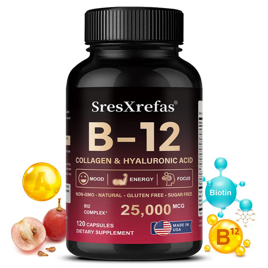 Iron Forge™ Vitamin B12+ Daily Wellness Formula | Collagen & Hyaluronic Acid Blend