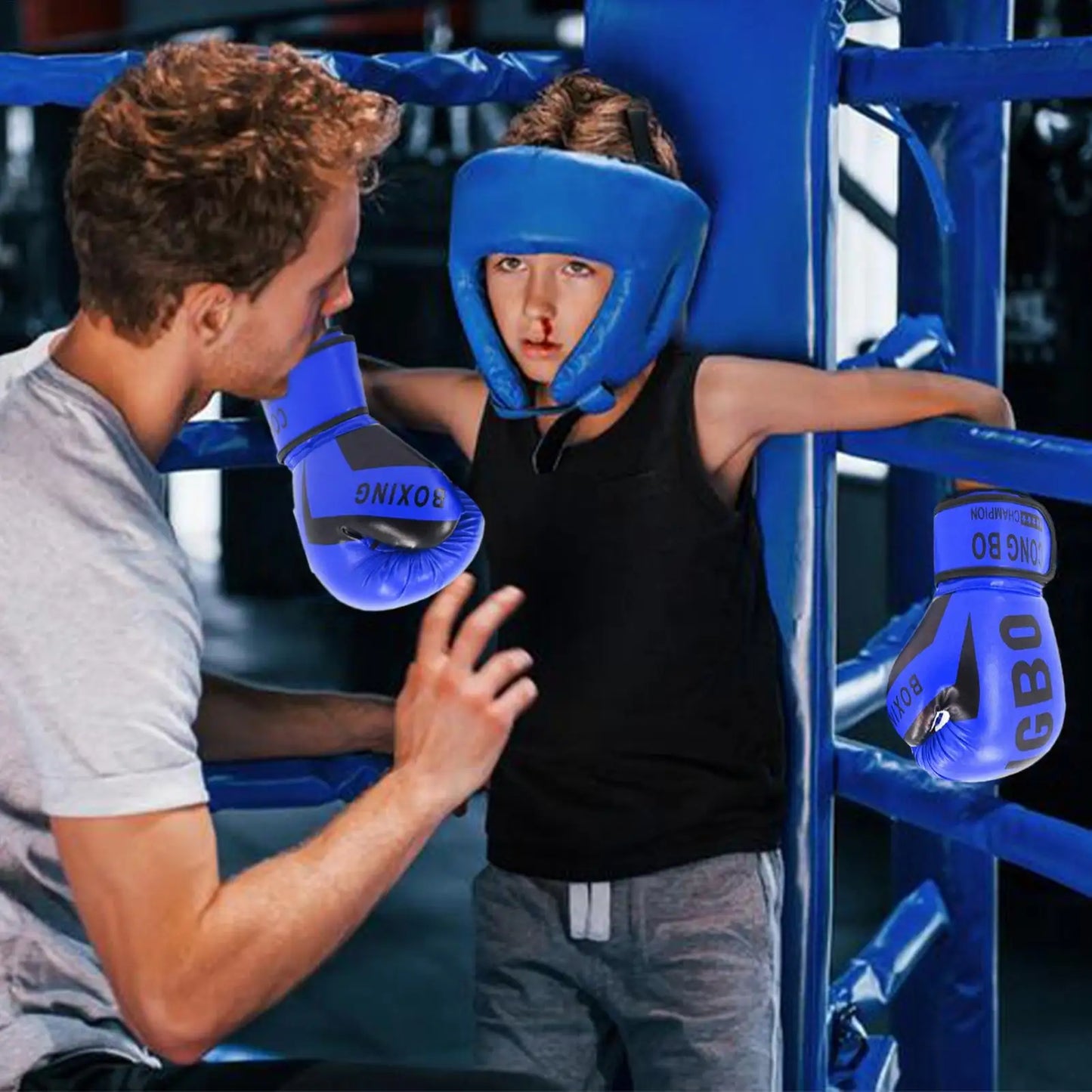 Iron Forge™ Junior Strike Boxing Gloves | Youth Training Gloves (Ages 6–12)
