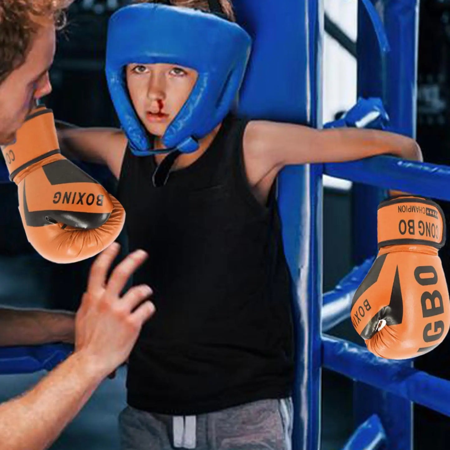 Iron Forge™ Junior Strike Boxing Gloves | Youth Training Gloves (Ages 6–12)