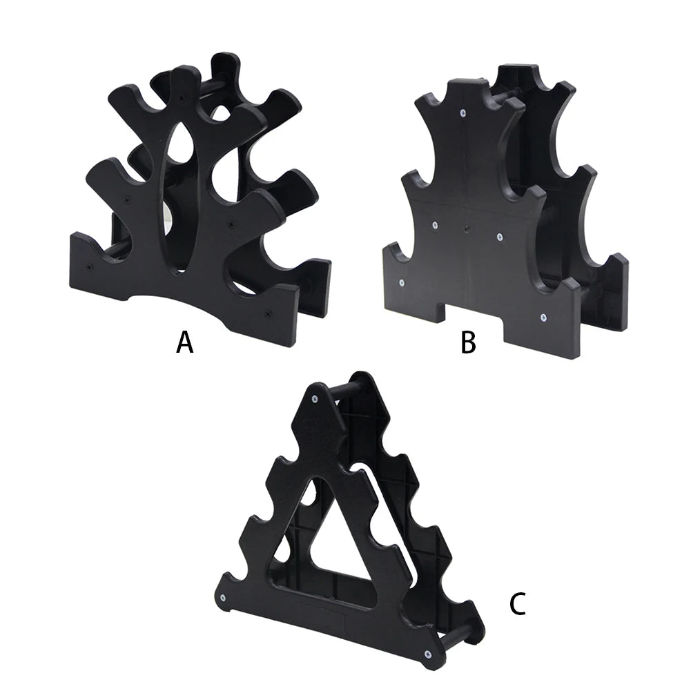 6 Slots Dumbbell Bracket Home Gym Dumbbell Display Rack Weight Storage Organizer 3 Tiers Dumbbell Holder Stand Fitness Equipment