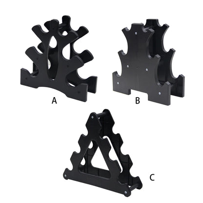 6 Slots Dumbbell Bracket Home Gym Dumbbell Display Rack Weight Storage Organizer 3 Tiers Dumbbell Holder Stand Fitness Equipment