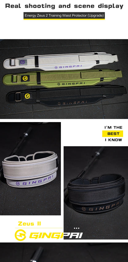 Weightlifting Belt, Fitness Waist Protection, Strength Equipment Training, Abdominal Compression, Lumbar Support, Gym Equipment