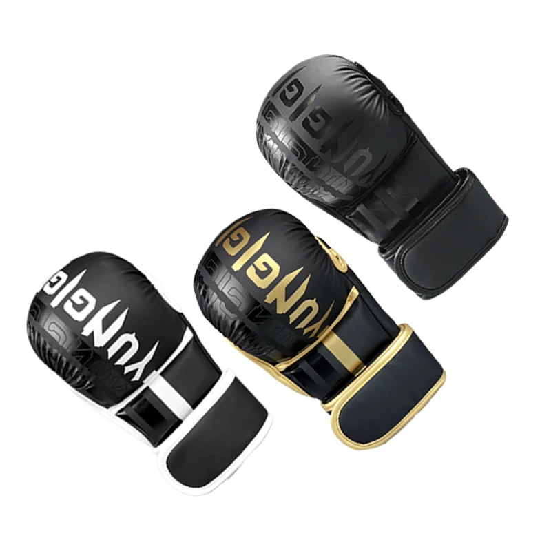 Iron Forge™ Combat Pro MMA Gloves | Half Finger Training Gloves