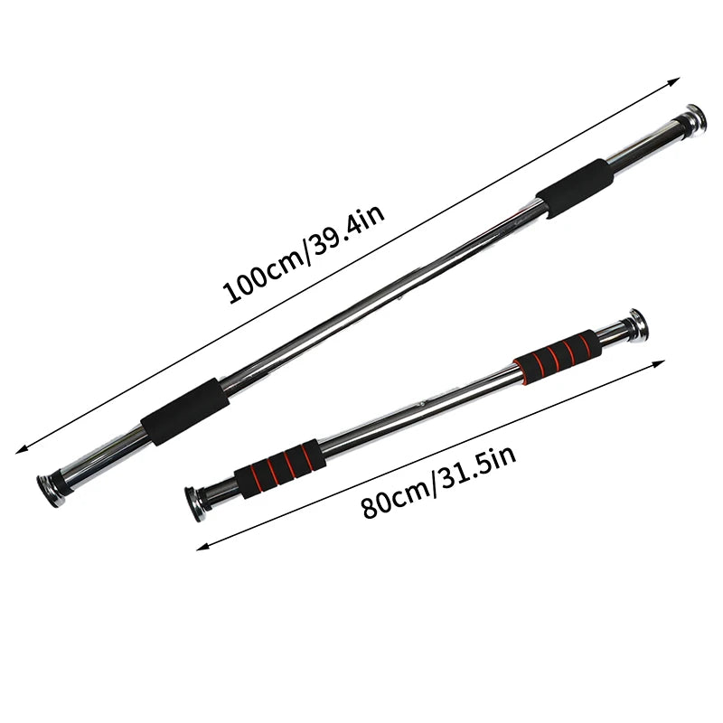Telescopic Doorway Pull Up Bar Non-Slip Chin-Up Fitness Equipment Adjustable Home Gym Strength Training Heavy Duty For Men Women
