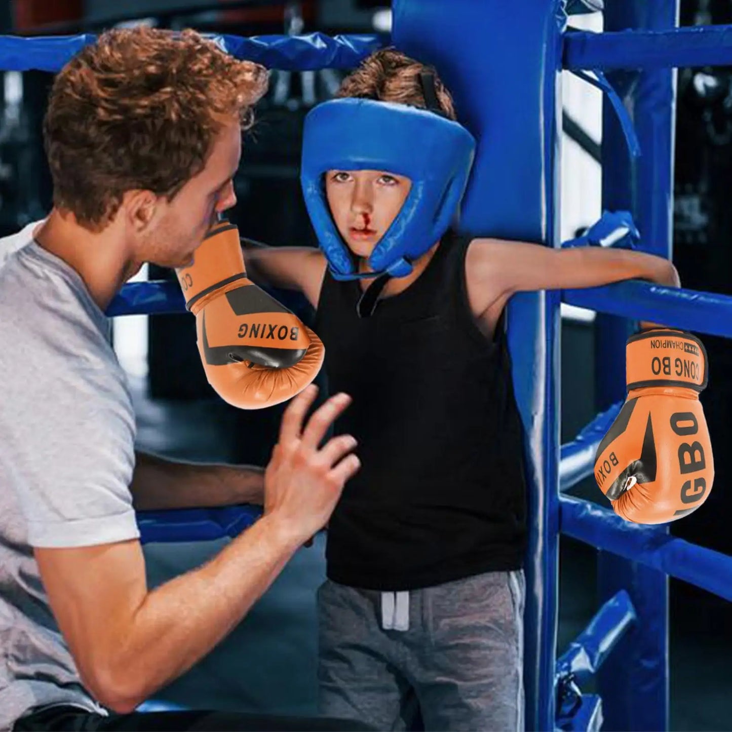 Iron Forge™ Junior Strike Boxing Gloves | Youth Training Gloves (Ages 6–12)