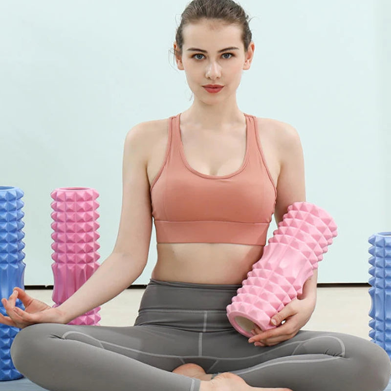 Yoga Column Roller Fitness Equipment EVA Foam Roller Yoga Pilates Block Gym Accessories