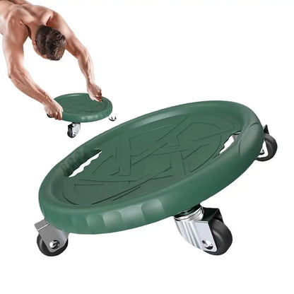 Exercise Wheels Noiseless Workout Abdominal Wheels with Handle150kg Bearing Load Sport Equipment for Gym Strength Training Tool