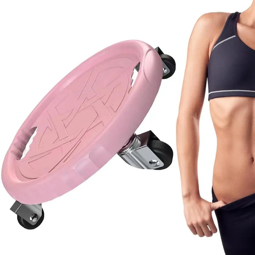 Exercise Wheels Noiseless Workout Abdominal Wheels with Handle150kg Bearing Load Sport Equipment for Gym Strength Training Tool