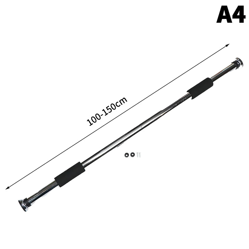 Telescopic Doorway Pull Up Bar Non-Slip Chin-Up Fitness Equipment Adjustable Home Gym Strength Training Heavy Duty For Men Women