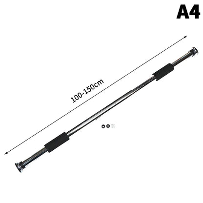 Telescopic Doorway Pull Up Bar Non-Slip Chin-Up Fitness Equipment Adjustable Home Gym Strength Training Heavy Duty For Men Women