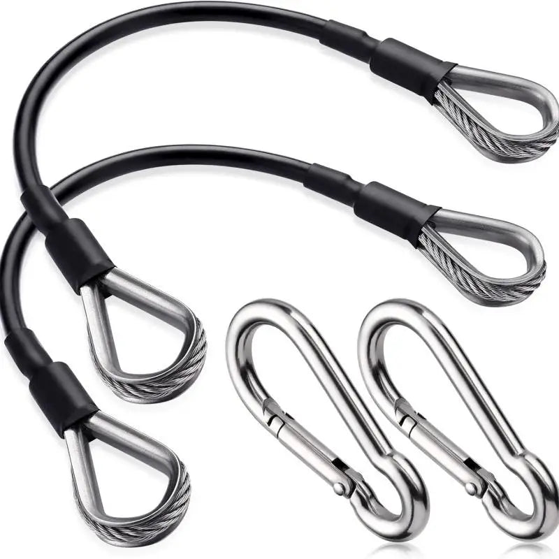 1-6Pcs 25cm Gym Cable Extension Compatible with Bowflex Home Gym Accessories for LAT/Tricep Pull Down and Leg Extensions Machine