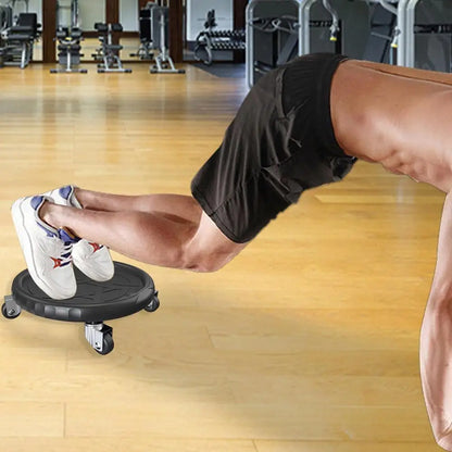 Exercise Wheels Noiseless Workout Abdominal Wheels with Handle150kg Bearing Load Sport Equipment for Gym Strength Training Tool