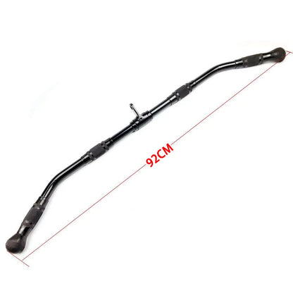 Gym Home Sollid Lat Pull Down Bar，T-bar V-bar， Pulley Cable Machine Attachment， Biceps Triceps Blaster Power Training Equipment