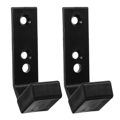 2PCS Barbell Stand Hook Gym Equipment Barbell Bracket Hooks Wall Mounted Mount Weight Bar Holder Fitness Equipment Rack Storage