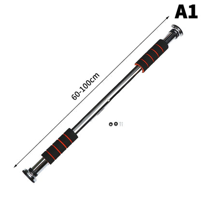 Telescopic Doorway Pull Up Bar Non-Slip Chin-Up Fitness Equipment Adjustable Home Gym Strength Training Heavy Duty For Men Women