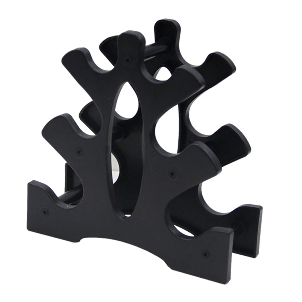 6 Slots Dumbbell Bracket Home Gym Dumbbell Display Rack Weight Storage Organizer 3 Tiers Dumbbell Holder Stand Fitness Equipment