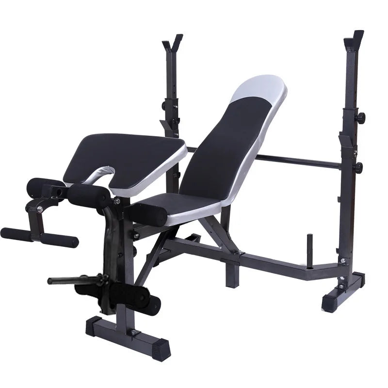 Newly Upgraded Heavy Steel Fitness Multifunctional Weightlifting Stool Home Fitness Gym Comprehensive Training
