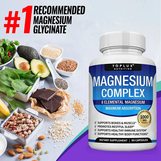 Iron Forged Fitness Triple Magnesium Complex 1000MG | Muscle, Relaxation & Wellness Support