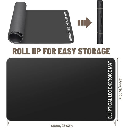 Durable Anti-Slip Fitness Equipment Mat Waterproof Scratch Resistant Floor Mat for Gym Machines