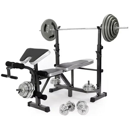 Newly Upgraded Heavy Steel Fitness Multifunctional Weightlifting Stool Home Fitness Gym Comprehensive Training