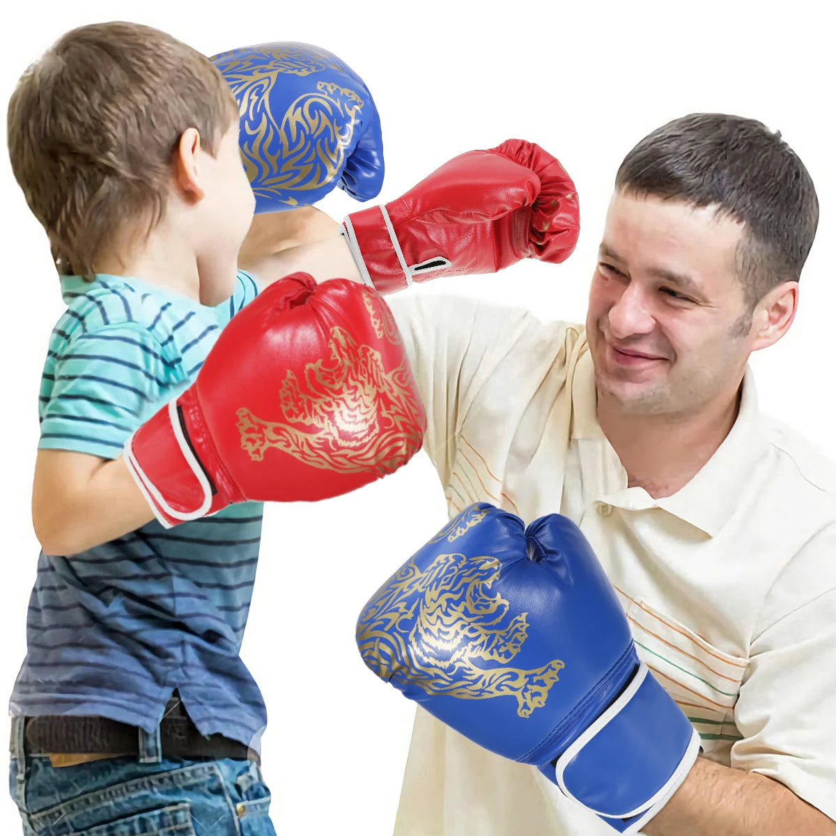 Iron Forge™ Elite Pro Boxing Gloves | Premium PU Leather Training Gloves