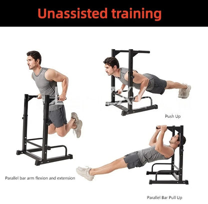 Indoor Horizontal Bar Parallel Bars Comprehensive Trainer Multifunctional Pull Up Push Up Stand Fitness Booster Gym Equipment