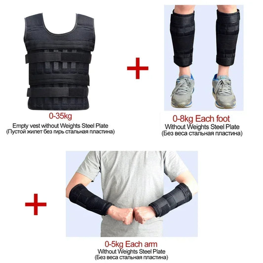 Iron Forge 35KG Adjustable Weighted Training Vest