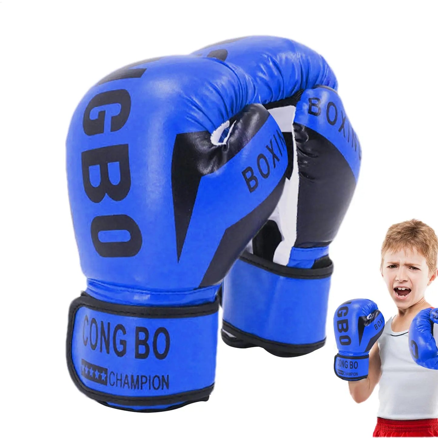 Iron Forge™ Junior Strike Boxing Gloves | Youth Training Gloves (Ages 6–12)