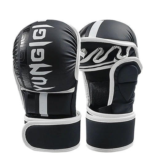 Iron Forge™ Combat Pro MMA Gloves | Half Finger Training Gloves