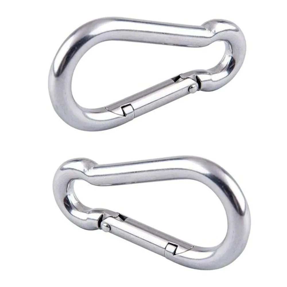 Carabiner Set for DIY Home Gym Cable Machine Fitness Equipment Accessories and Silent Bearing Pulley with Safety Strap