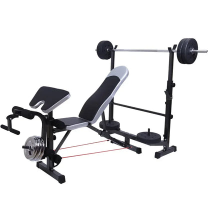 Newly Upgraded Heavy Steel Fitness Multifunctional Weightlifting Stool Home Fitness Gym Comprehensive Training