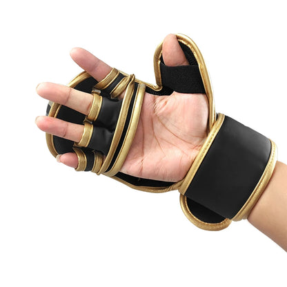 Iron Forge™ Combat Pro MMA Gloves | Half Finger Training Gloves